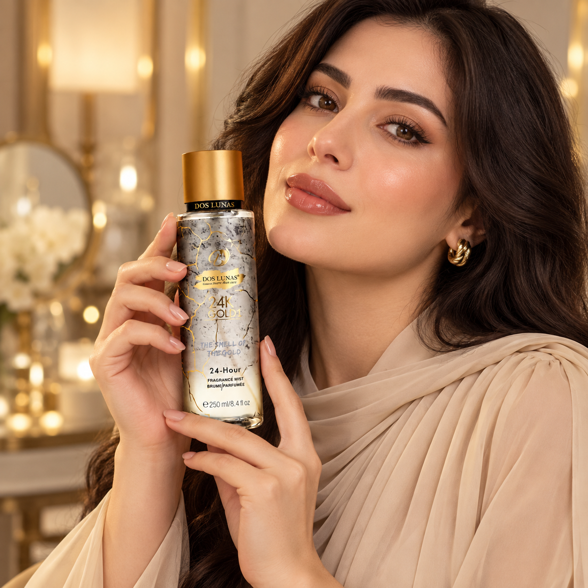 صورة إضافية لمعطر 24K Gold 1 من DOS LUNAS بحجم 250 مل