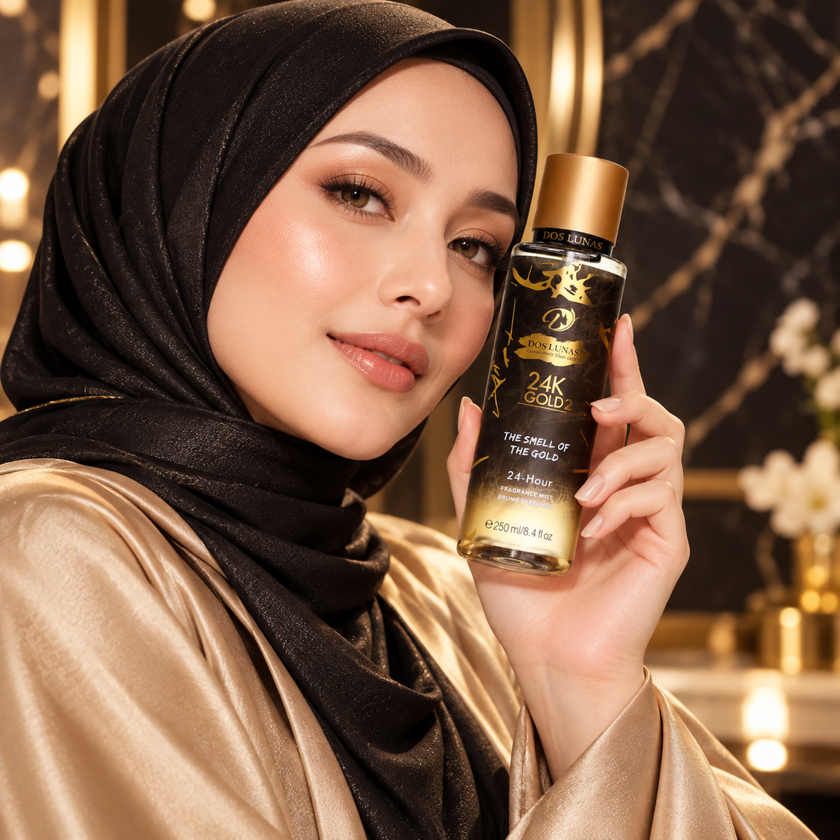 صورة توضيحية لتركيبة معطر 24K Gold 2 من DOS LUNAS