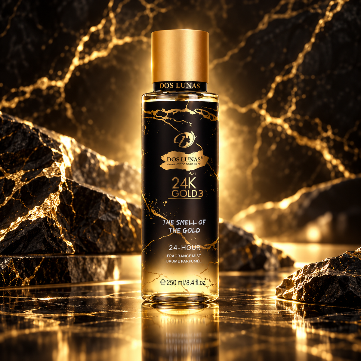 صورة توضيحية لهوية معطر 24K Gold 3 من DOS LUNAS