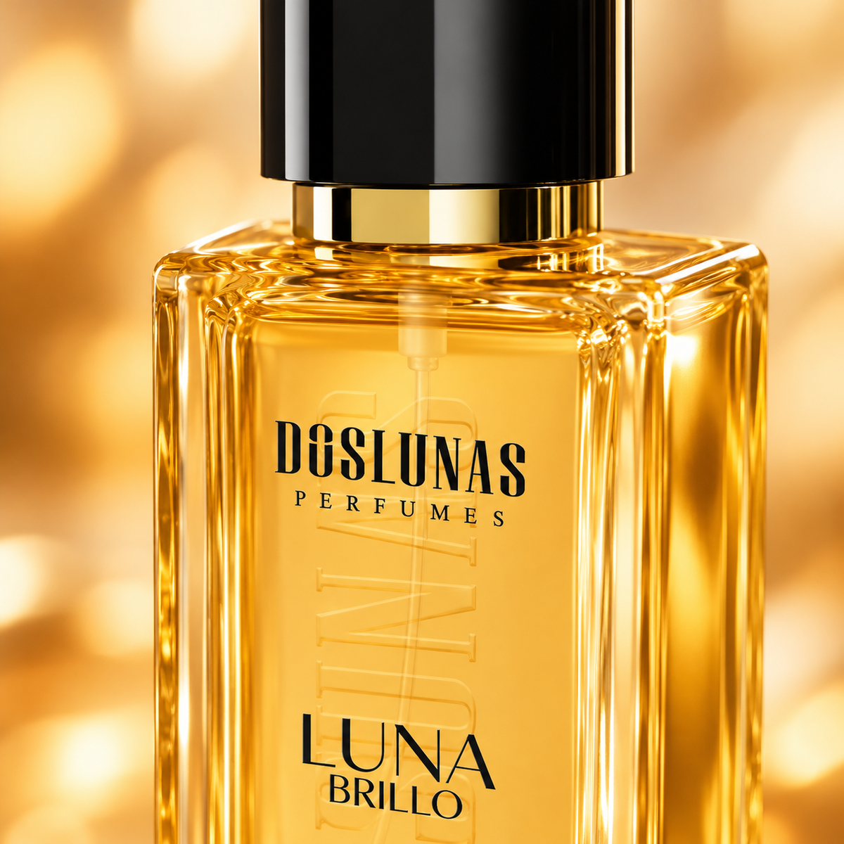 زجاجة عطر DOS LUNAS Luna Brillo 89 أو دو بارفان سعة 50 مل ممسوكة باليد