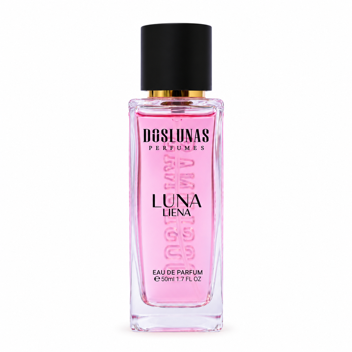 زجاجة عطر DOS LUNAS Luna Liena 78 أو دو بارفان على خلفية بيضاء
