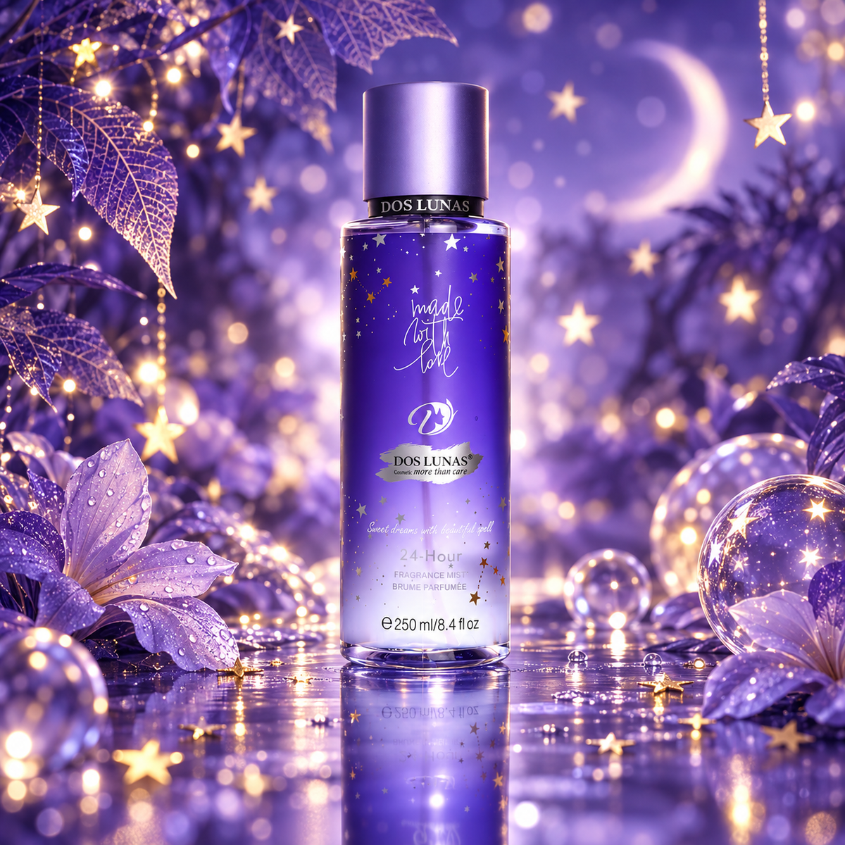 صورة توضيحية لطريقة استخدام معطر Made With Love Stars من DOS LUNAS