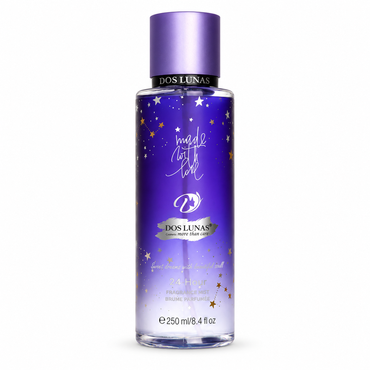الصورة الرئيسية لمعطر الشعر والجسم Made With Love Stars من DOS LUNAS بحجم 250 مل