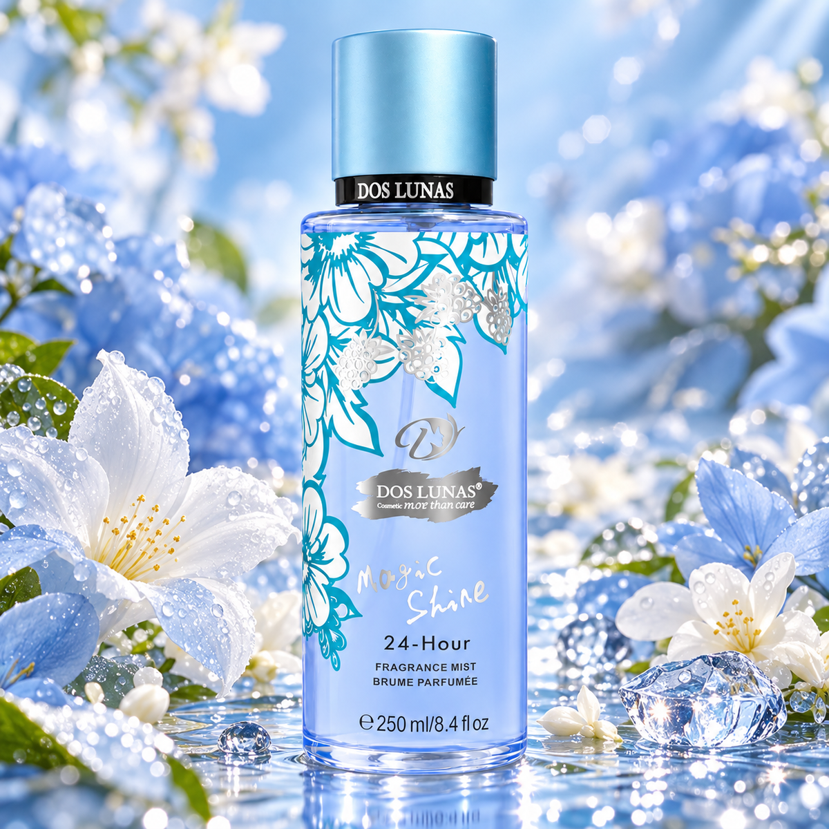 معطر Magic Shine Blue للاستخدام على الشعر والجسم من DOS LUNAS