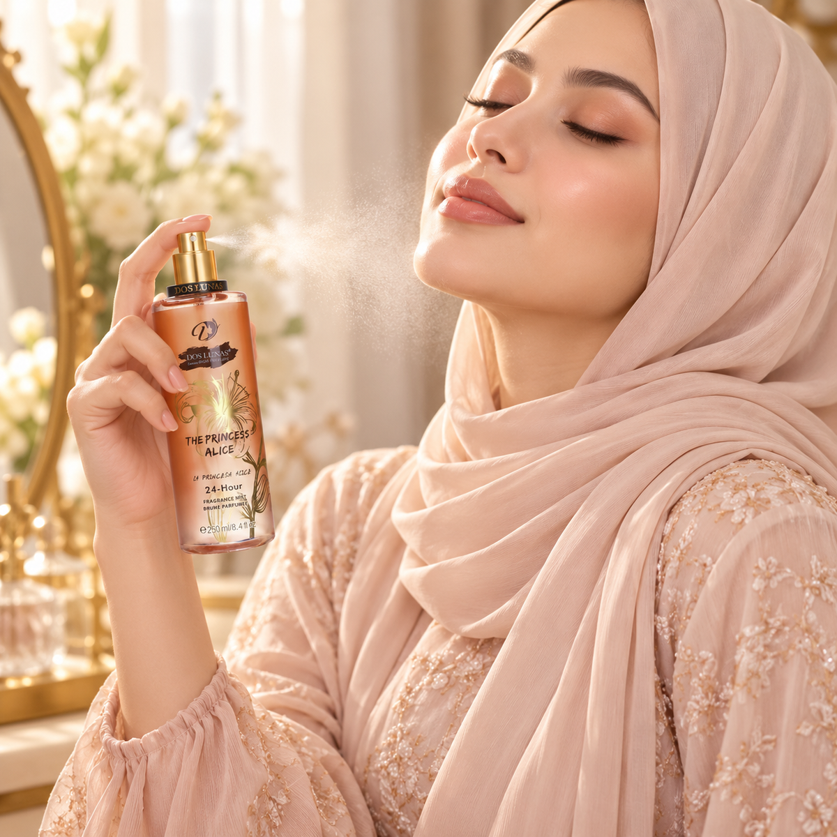 رذاذ معطر الشعر والجسم Princess Alice من DOS LUNAS